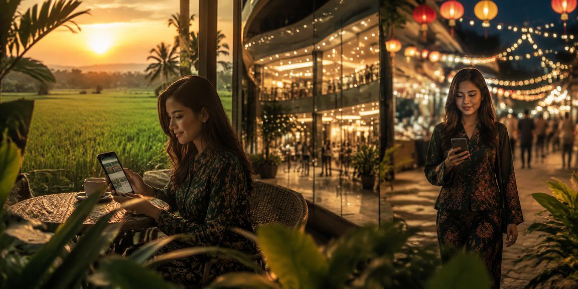 Pengguna Kedah melayari pilihan permainan dalam talian melalui platform mudah alih Malaysia