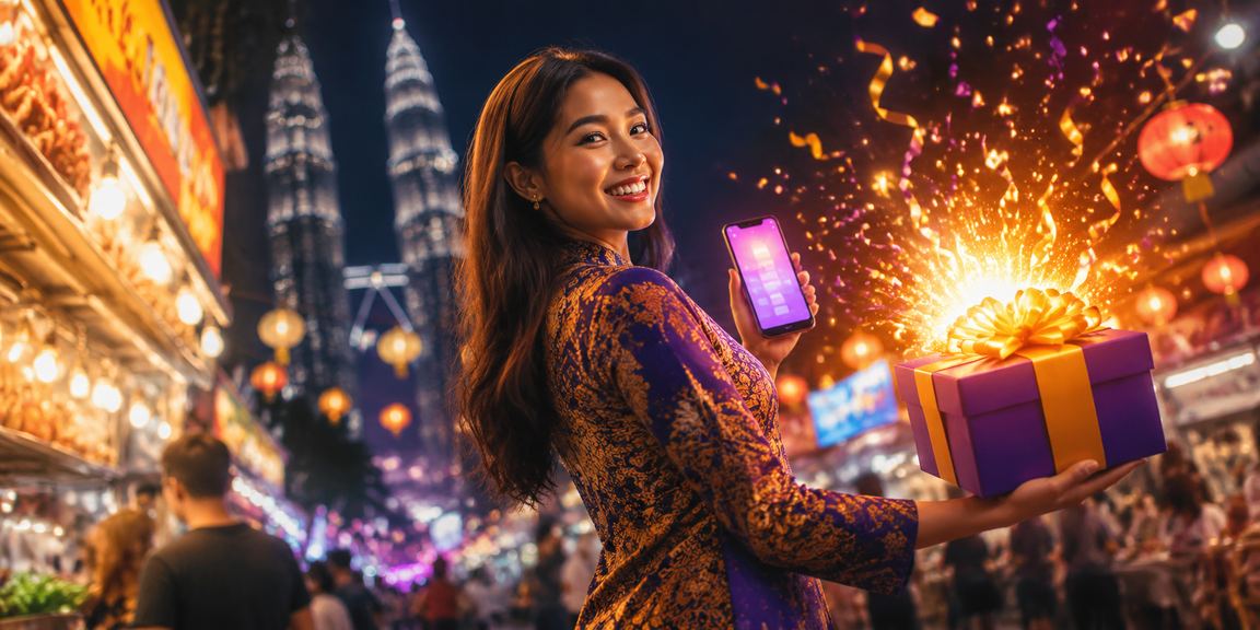 Skrin deposit platform pertaruhan dalam talian Kuala Lumpur dengan corak batik Malaysia yang elegan