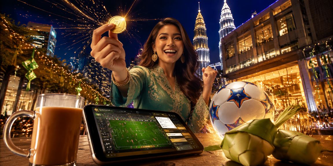 Suasana taruhan bola sepak semasa Hari Raya di Kuala Lumpur