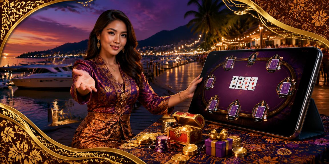 Pemain Pulau Pinang menikmati permainan kad dan slot dalam suasana budaya tempatan Malaysia